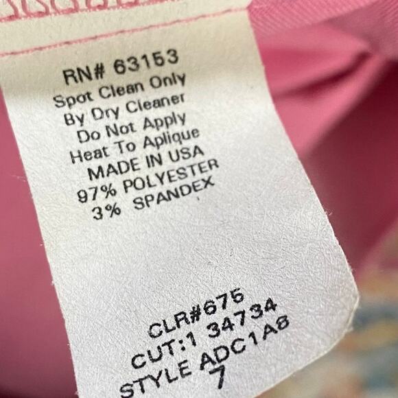 Vintage 90s Rampage Gown One Shoulder Glitter Front Side Slit Maxi Pink Womens 4 - Picture 7 of 7